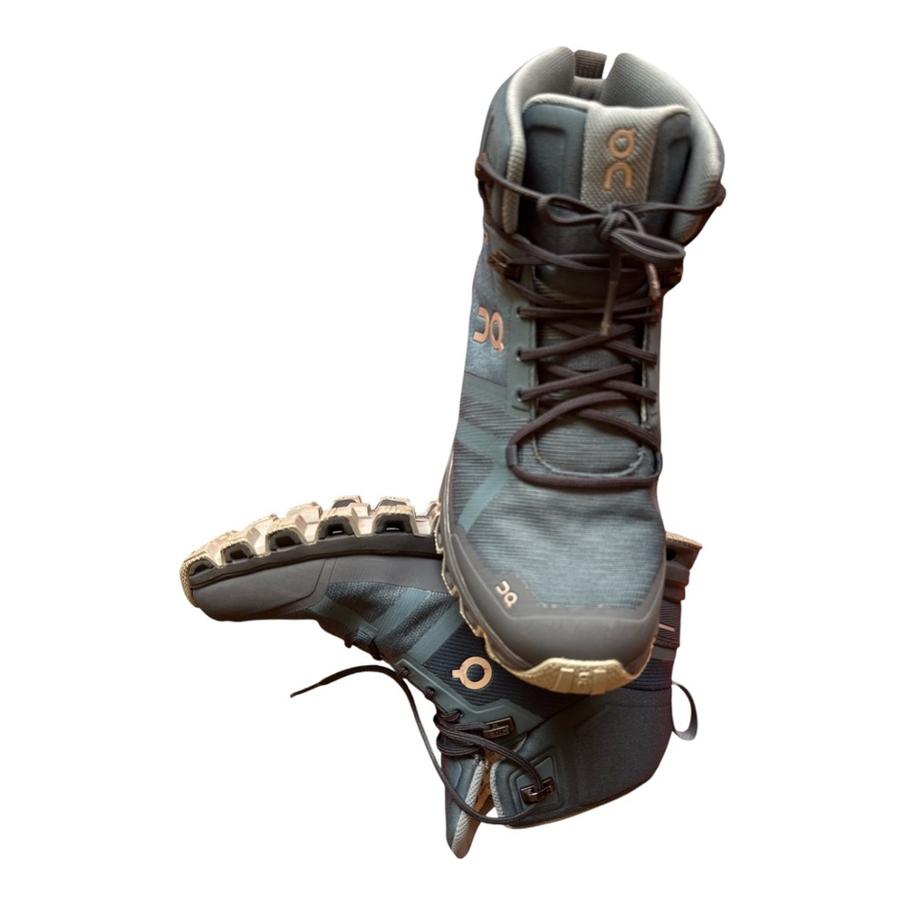On Running Cloudrock Mid Waterproof Hiking Boots Women’s Size 8 - Picture 3 of 12